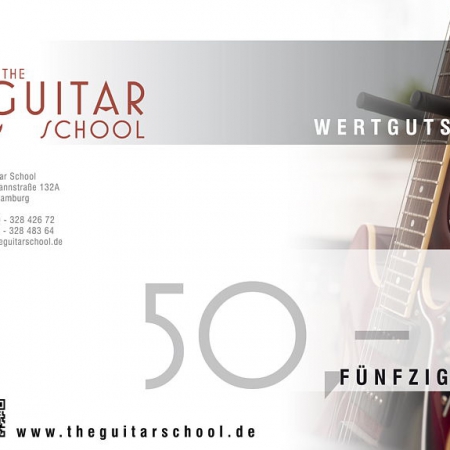 WERTGUTSCHEIN-50 The Guitar School