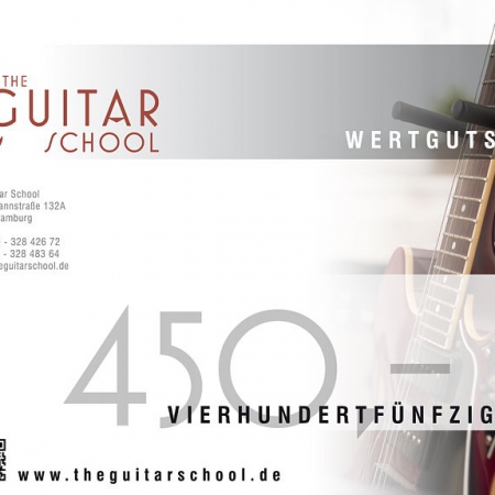 Wertgutschein 450 The Guitar School
